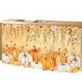 thumbnail image 1 of Orange Thanksgiving Sink Skirt Curtain 32''x55'',Fall Country Pumpkin Leaves Flowers Cabinet Door Curtain Pantry Utility Curtains,Bathroom Kitchen Laundry Privacy Drape Waterproof Dishwasher Curtains, 1 of 9