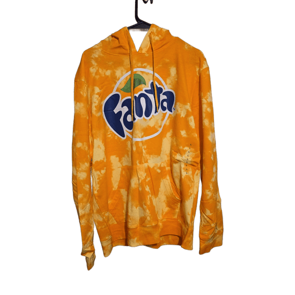 Orange Tie Dye Fanta Hoodie.