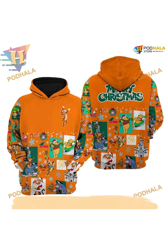 Orange Tigger Disney Holiday Hoodie, Funny Xmas Gifts