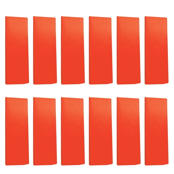 Orange Tissue Paper Sheets, 20" x 20", Pack of 96 Sheets