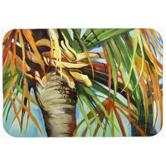 Orange Top Palm Tree Mouse Pad, Hot Pad & Trivet