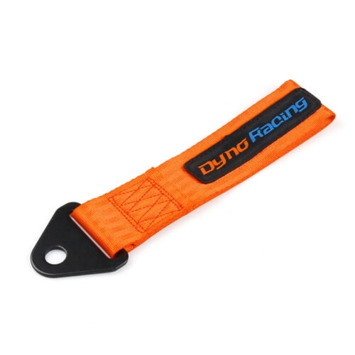 Orange Tow Strap Car Bumper Towing Rope Front Rear Tow Hook without Screws Nuts