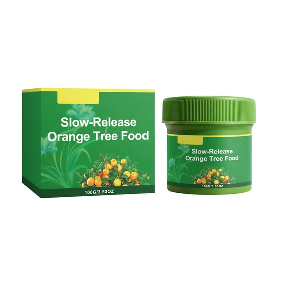 Orange Tree Fertilizer Powder Nutrient Booster for Potted Fruit Trees and Citrus Plants Growth Enhancer for Strong Fruit Expansion