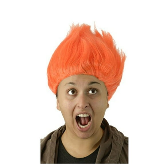 Orange Troll Wig