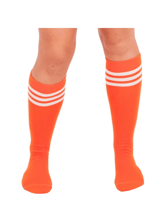 Orange Tube Socks