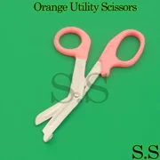 Orange Utility Scissor 5.5 & 7.25 Multi-Purpose Diy Ems Universal 2 Shears Set