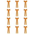 thumbnail image 1 of Orange Velvet Christmas Bows, Pre‑Tied Velvet Ribbon Bows Bows for Christmas Tree, Harvest Wreath Embellishment, Ribbon Bows for Christmas Tree for Gift Wrapping Home Holiday Decor 12Pcs, 1 of 7