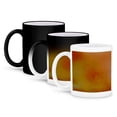 thumbnail image 1 of 3dRose, Orange Wash, 11oz Magic Transforming Mug, 1 of 8