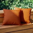 thumbnail image 1 of Orange Waterproof Decorative Throw Pillow Covers - 20" x 20" - Set of 2 by Holzlrgus, 1 of 6