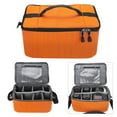 Orange Waterproof Protective Insert Partition Handle Camera Bag Lens