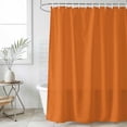 thumbnail image 1 of Orange Waterproof Shower Curtain, 72"x72" Washable Polyester Fabric Shower Curtains for Bathroom, Pure Orange Decorative Bathtub Curtain Sets with Hooks, 1 of 9