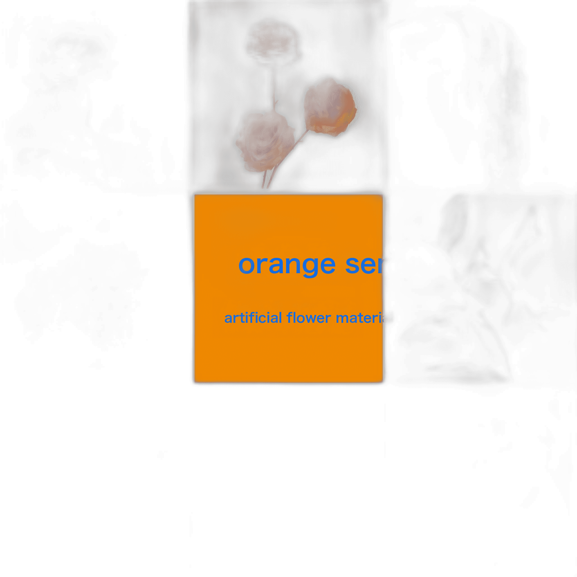 Orange Wedding Simulation Flower Material Silk Wedding Hall Quotation orange-wedding-simulation-flower-material-silk-wedding-hall-quotation