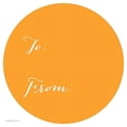 thumbnail image 1 of Orange Whimsical To/From Circle Gift Labels, 40-Pack, 1 of 1