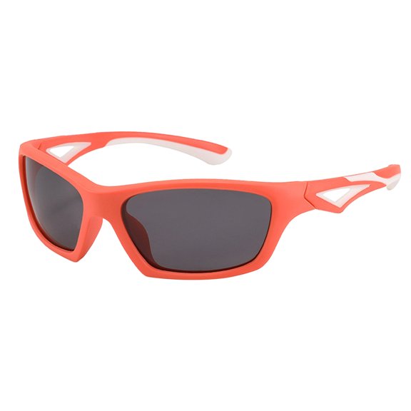 Orange,White,Black Outdoor Sports Sunglasses For Children With Tac Polarized Lenses For Sun Protection And Full Frame Design For Cycling And Summer Activities