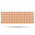 thumbnail image 1 of Orange and White Diamond Pattern Bathroom Rugs Mat,Non Slip Microfiber Bathroom Rug,Rubber Backing,Soft Bathroom Mats for Bathroom Floor,Tub and Shower,47x17in(120x43cm), 1 of 5