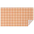 thumbnail image 1 of Orange and White Diamond Pattern Rectangle Tablecloth 60"x102",Waterproof Polyester Rectangle Table Cloth, Wipeable Spillproof Polyester Tablecloth for Dining, Camping, Indoor and Outdoor, 1 of 6