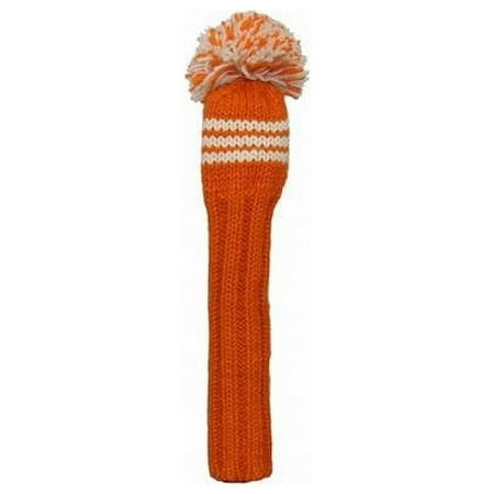 Orange & White Fairway Golf Head Cover