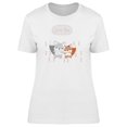 thumbnail image 1 of Orange & White Fox Love You T-Shirt Women -Image by Shutterstock, Female XX-Large, 1 of 2