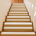 thumbnail image 1 of Orange and White Gradient Stair Treads Non Slip for Steps Minimalist Burnt Orange Ombre Modern 7 Pcs Reusable Adhesive Stair Runner Mats for Dogs Elders Carpet Treads Rugs for Staircase 8x30 In, 1 of 9