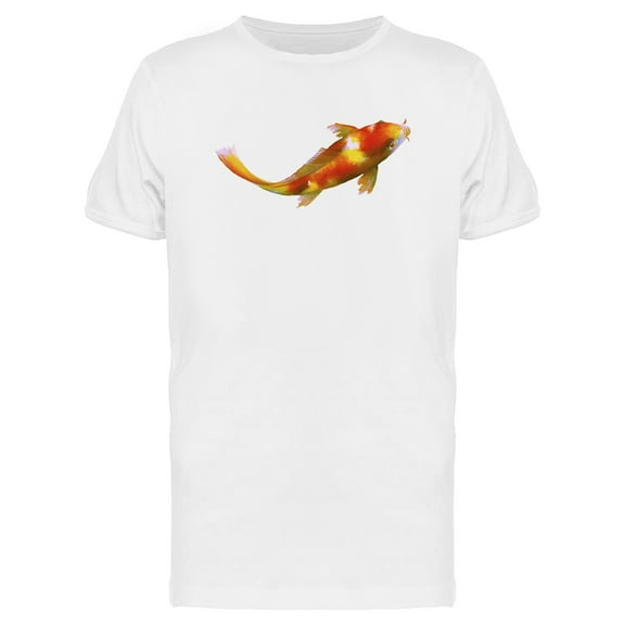 Orange & White Koi Carp T-Shirt Men -Image by Shutterstock, Male Large