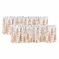 thumbnail image 1 of Orange White Tree Valances for Windows, Decorative Rod Pocket Window Valance Curtains, Forest Nature Wild Botanical Plant Short Curtain Drapes for Kitchen/Living Room, 2 Panels, 42" W x 18" L, 1 of 8