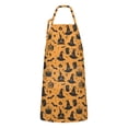 thumbnail image 1 of Orange Witch Hat Halloween Apron-Garden Aprons for Women with Pockets-Cotton Linen Waterproof Kitchen Cooking Gardening Aprons Adjustable for Kitchen,Cooking,BBQ and Salon 32"x27", 1 of 7
