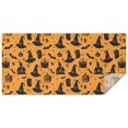 thumbnail image 1 of Orange Witch Hat Halloween Pattern Rectangle Tablecloth 60"x120",Waterproof Polyester Rectangle Table Cloth, Wipeable Spillproof Polyester Tablecloth for Dining, Camping, Indoor and Outdoor, 1 of 6
