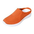 thumbnail image 1 of Orange Womens Breathable Lightweight Wedge Heel Shoes For Spring And Summer Casual Outdoor Leisure All Match Comfortable Plus Size Footwear Size 40, 1 of 6