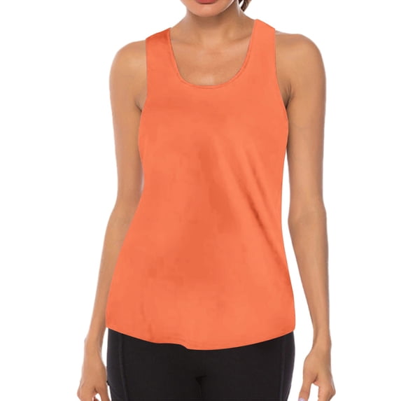 Orange Women Undershirt Tank Tops, Polyester Women'S Lingerie Camisoles & Tanks, Sleeveless Womens Tank Tops Fitted, Tank Tops for Women, Heart Heart Womens Spaghetti Strap Tank Top
