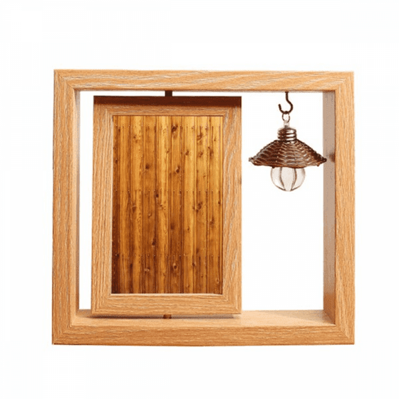 Orange Wood Floor Wallpaper Texture Wooden Rotating Picture Photo Frame 4x6