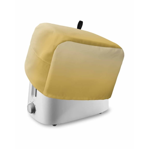 Orange Yellow Ombre Small Toaster Cover 2 Slice, Kitchen Appliance Covers, Modern Abstract Art Gradient Aesthetics Toaster Oven Cover with Loop, Bread Machine Cover Polyester Dust Cover Protection