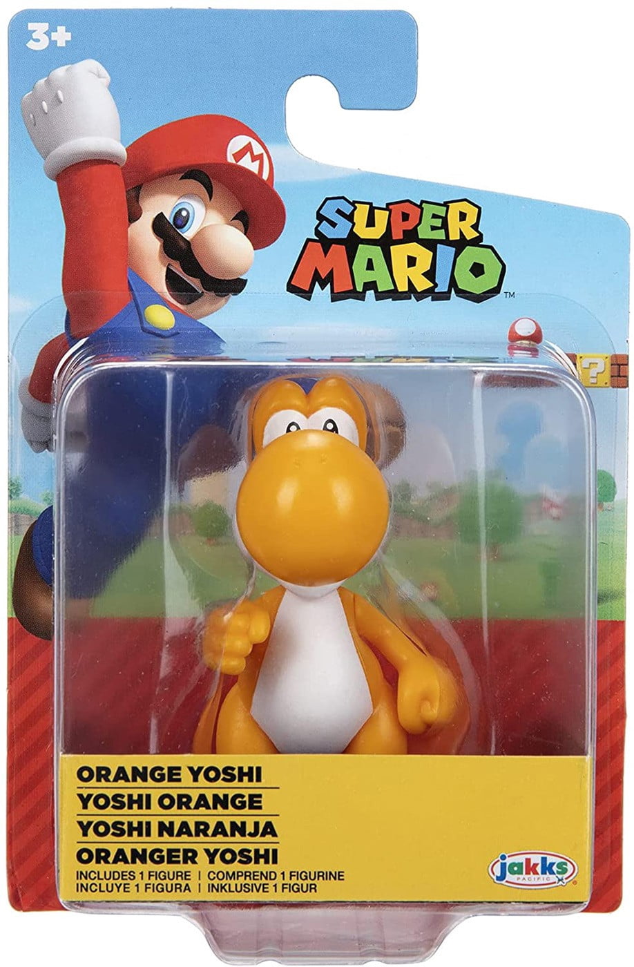 World of Nintendo Wave 29 Orange Yoshi Mini Figure - Walmart.com
