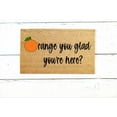 thumbnail image 1 of Orange You Glad Mats for Front Door Entry Front Porch Doormat Non-Slip Carpet Rugs Floor Mat Decorative for Home Bathroom Kitchen Indoor 18x30 Inch, 1 of 6