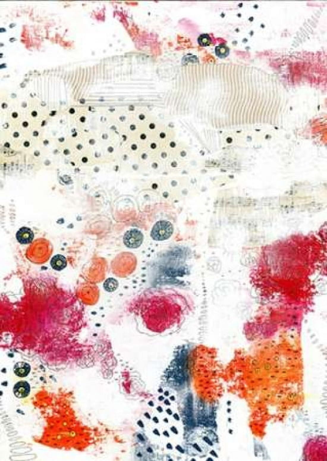 Orange and Fuchsia Abstract II Canvas Art - Sarah Ogren (20 x 28)