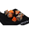 thumbnail image 1 of Orange and Grey Granite Dice Collection - 7 Piece Set, 1 of 4