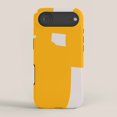 Orange and White Geometric Block Tough Case for Apple iPhone ...