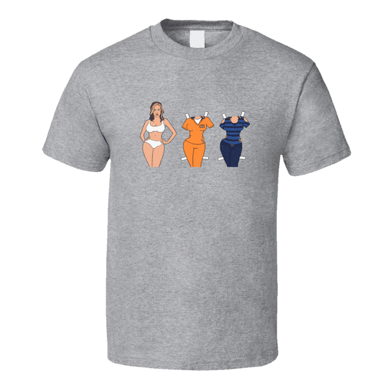 Orange is the New Black t shirt Diaz cut out clothing shirt FUNNY Walmart