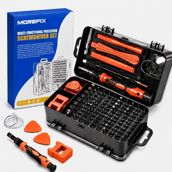 Orange-screwdriver set