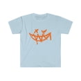 thumbnail image 1 of Orange smiley graphic  Tshirt Unisex Softstyle T-Shirt, 1 of 1
