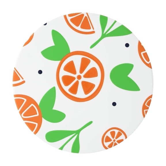 Pavilion Gift Company- Oranges - 7.75" Trivet Fruit Oranges Summer Spring Housewarming Kitchen Table Decor
