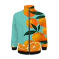 thumbnail image 1 of Oranges Juicy Fresh Bright Citrus Jacket Men's Street Cool Long Sleeves Coat Personality Tops Oversized Zipper Jackets Male Clothes, 1 of 7