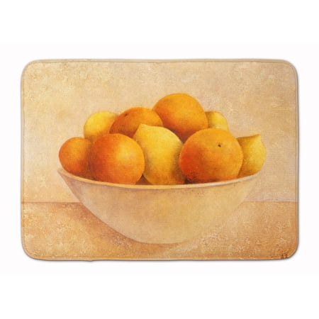 Oranges & Lemons in a Bowl Machine Washable Memory Foam Mat