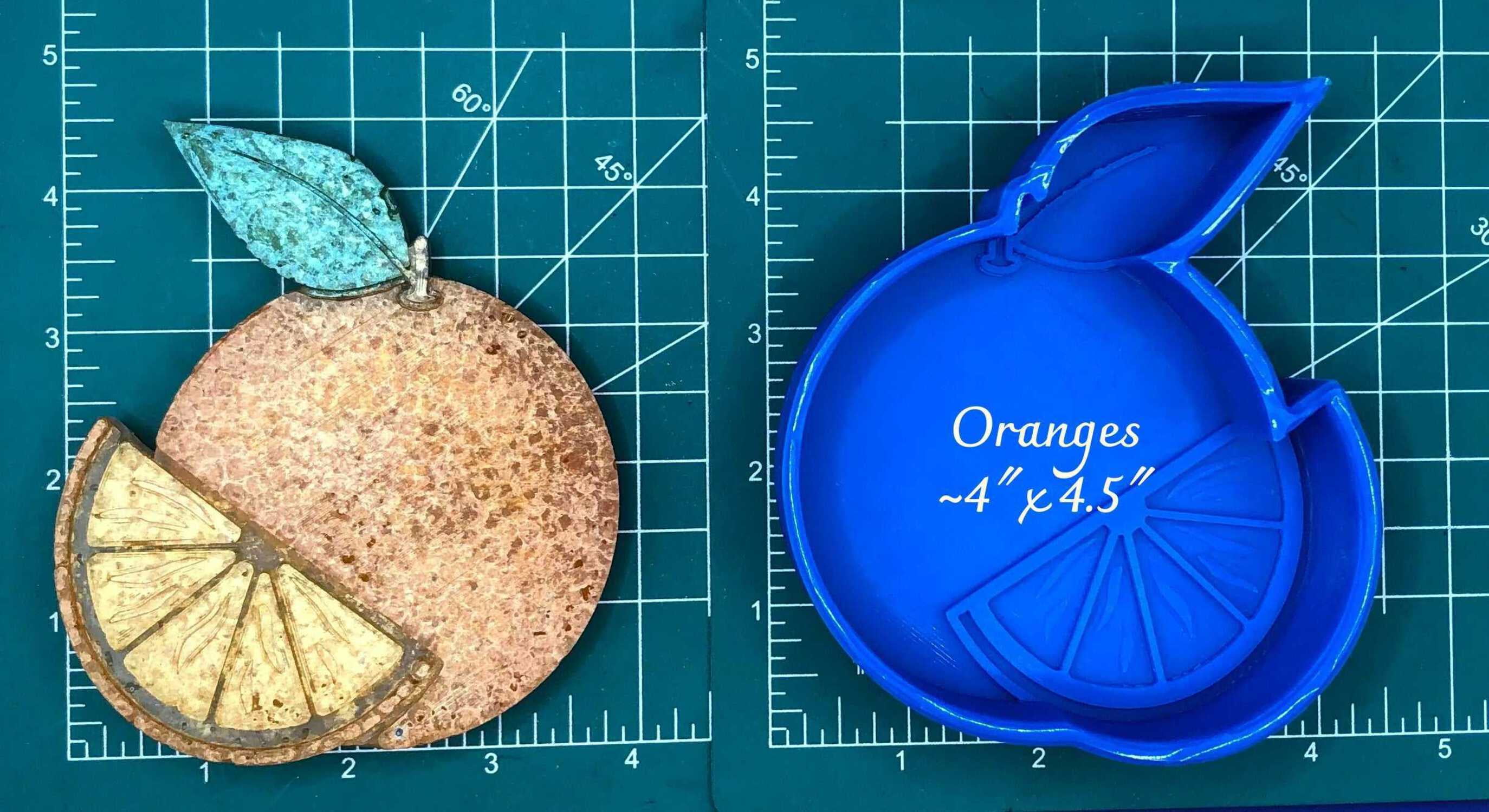 Oranges Silicone Freshie Mold