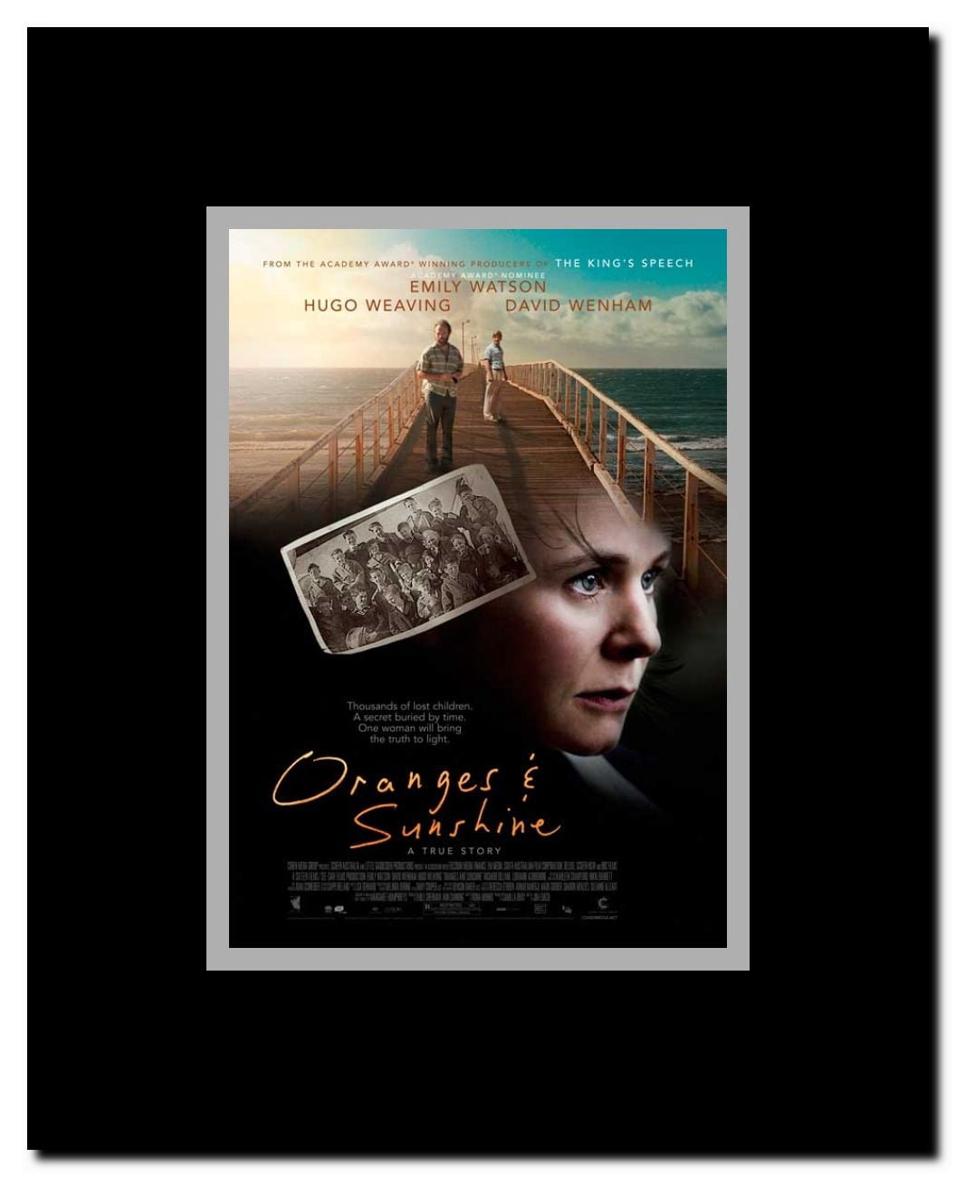 Oranges and Sunshine Framed Movie Poster