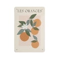 thumbnail image 1 of Oranges tin sign Botanical tin sign Fruit Art Print Botanical Exhibition tin sign , Printable Art,Retro style, farmhouse decoration, home, bar, garage, tin sign 12x16 inches, 1 of 6