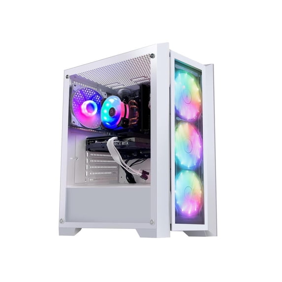 Orangexin Apollo Gaming desktop -AMD Ryzen 5 5600G 6-core 3.9GHz - RTX 4060Ti 8GB- 16GB DDR4 3200MHz - 1TB PCIe SSD- Windows 11 Pro - WIFI&Bluetooth - Gaming PC