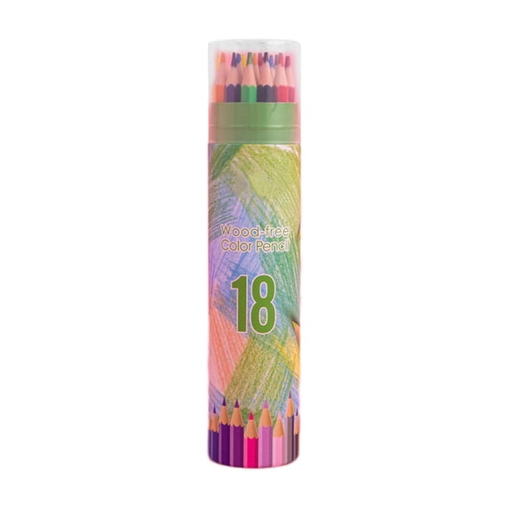Orangide 18 Colors Oil Based Colored Pencils Set, Artist Pencils for Adults Kids Drawing Sketching Coloring Books, Bulk in Tube (S)