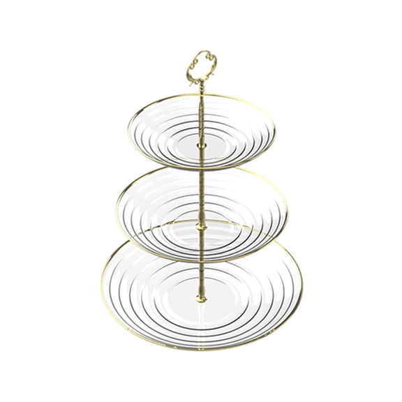 Orangide 3 Tier Cake Stand, Multi-layer Fruit Candy Tray for Snacks, Living Room Coffee Table Display Holder for Party, Household Dessert Rack