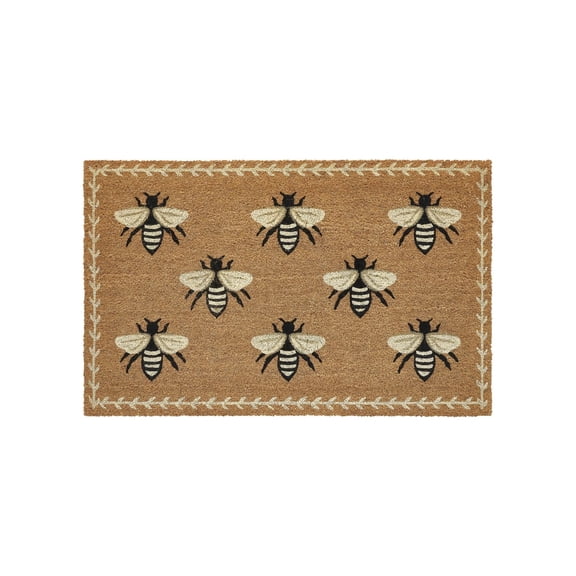 Orangide 32" x 20" Bee Bathroom Rug Spring Summer Bee Day Decorative Bath Mat Absorbent Fluffy Bumble Themed Welcome Door Mat for Bedroom Living Room Kitchen Home Indoor Entrance Decor