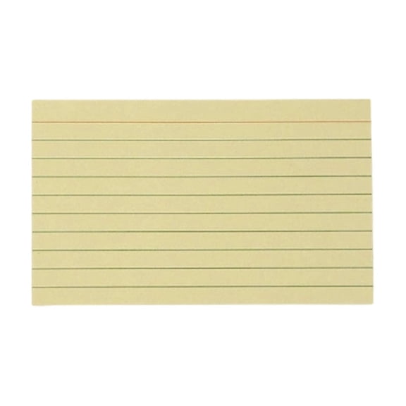 Orangide 3x5 Inch Lined Note Cards, Thick Colorful Index Cards 50pcs per Color for Studying, Note Taking and Office Use and Home School
